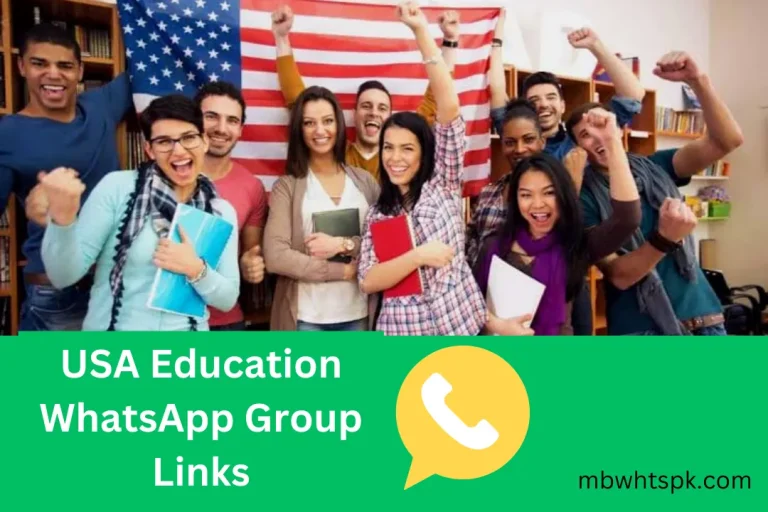 USA Education WhatsApp Group Links 2024
