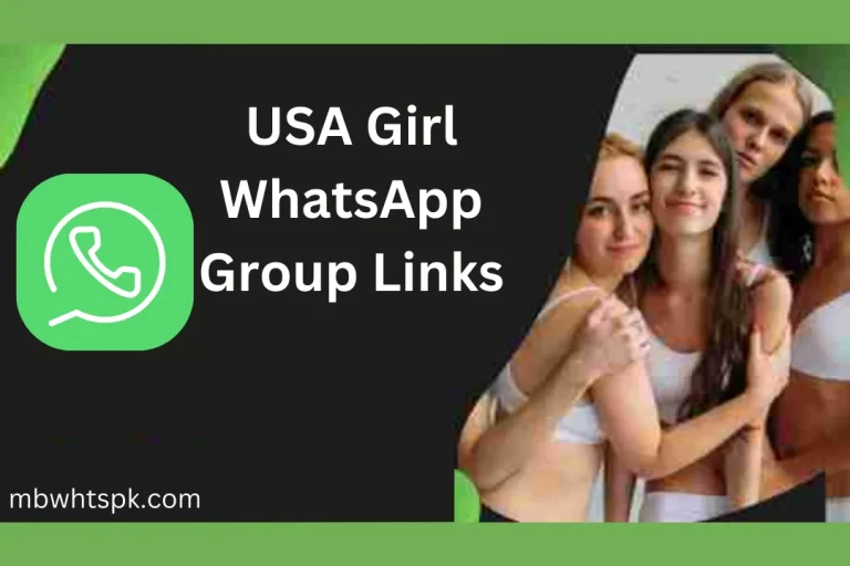 USA Girl WhatsApp Group Links
