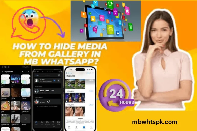 Hide Media From Gallery in MB WhatsApp